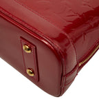 Louis Vuitton Monogram Vernis Alma BB 2-Way Shoulder Bag Rose Indien Red Patent — view 6