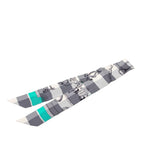 Hermes Mors Et Gourmettes Vichy Scarf Gray Silk
