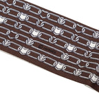 Hermes Twilly Kaleidoscope Effect Scarf White Brown Silk — view 3