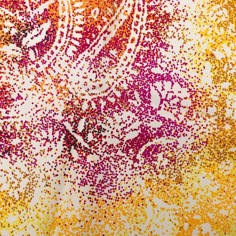 Hermes Carre 90 Indian Scarf Beige Multicolor Silk — view 5