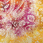 Hermes Carre 90 Indian Scarf Beige Multicolor Silk — view 5