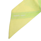 Hermes Twilly Bolduc Scarf Yellow Silk — view 3