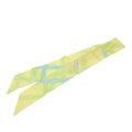 Hermes Twilly Bolduc Scarf Yellow Silk