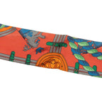 Hermes Twilly Grande Tenue Horse Formal Dress Scarf Multicolor Silk — view 6