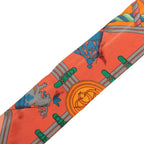 Hermes Twilly Grande Tenue Horse Formal Dress Scarf Multicolor Silk — view 5