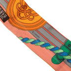 Hermes Twilly Grande Tenue Horse Formal Dress Scarf Multicolor Silk — view 4