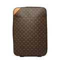 Louis Vuitton Monogram Pegase 50 Carry Case Trolley Suitcase Brown Leather 1