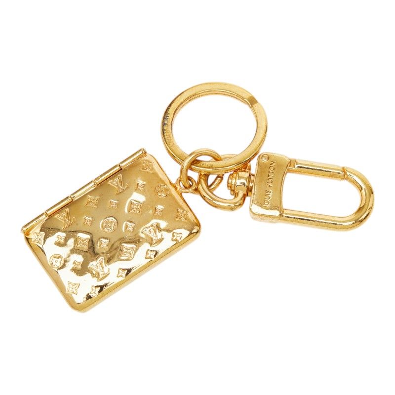Louis Vuitton Porte Cles Love Note Envelope Key Holder Key Ring Gold Plated — view 2