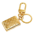 Louis Vuitton Porte Cles Love Note Envelope Key Holder Key Ring Gold Plated