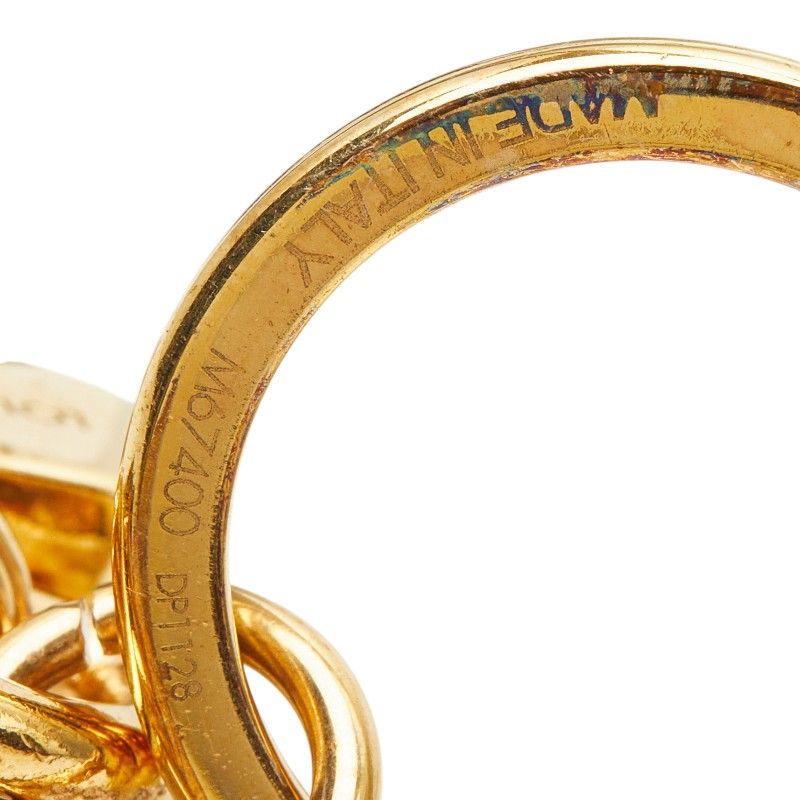 Louis Vuitton Porte Cles Love Note Envelope Key Holder Key Ring Gold Plated — view 3