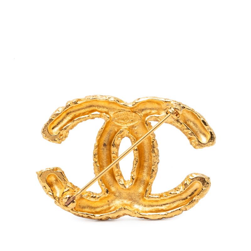 Chanel CC Logo Brooch 03 Gold Plated — view 2