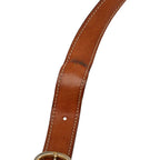 Celine Macadam Crossbody Shoulder Bag Brown Leather — view 6