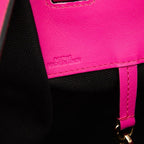 Loewe Anagram Hammock Small Shoulder Bag 2-Way Pink White Leather — view 6