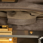 Fendi Peekaboo Crossbody Shoulder Bag 2-Way Gray Leather — view 6