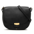 Celine Trotter Crossbody Shoulder Bag Black Leather