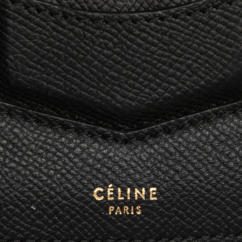 Celine Trotter Crossbody Shoulder Bag Black Leather — view 5