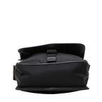 Prada Logo Crossbody Shoulder Bag Black Nylon — view 3