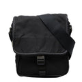 Prada Logo Crossbody Shoulder Bag Black Nylon