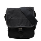 Prada Logo Crossbody Shoulder Bag Black Nylon