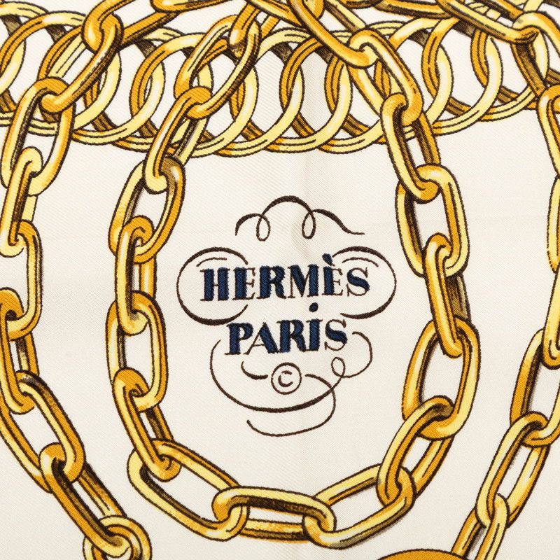 Hermes Carre 90 Equipages Carriage Scarf Navy Multicolor Silk — view 7
