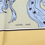 Hermes Carre 90 Hemisphere Coeli Boreale Constellation Scarf Beige Multi Color — view 9