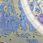 Hermes Carre 90 Hemisphere Coeli Boreale Constellation Scarf Beige Multi Color — view 5