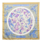 Hermes Carre 90 Hemisphere Coeli Boreale Constellation Scarf Beige Multi Color