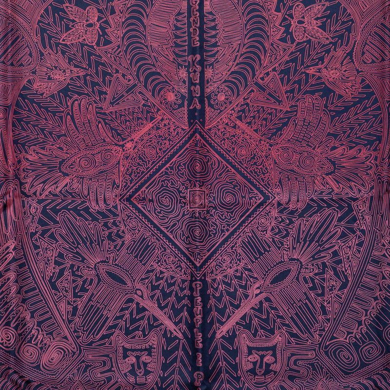 Hermes Carre 90 Legende Kuna Peuple de Panama Legend of the People of Scarf — view 6