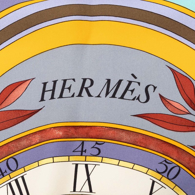 Hermes Carre 90 Parmi les Fleurs Je Compte les Heures Time Spent Among Flowers — view 7