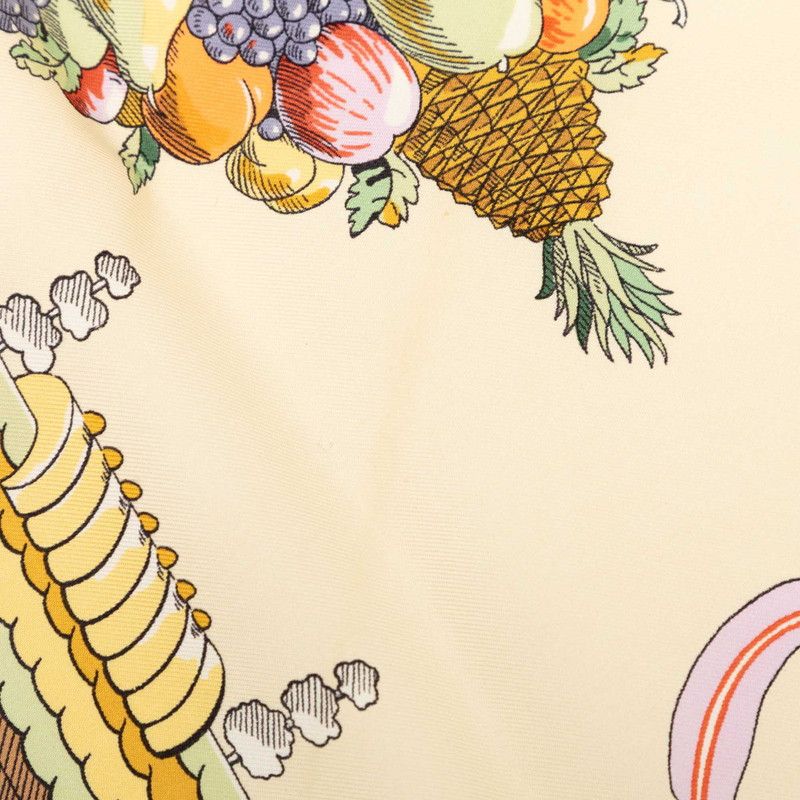Hermes Carre 90 a la Gloire de la Cuisine Francaise Celebrating French Scarf — view 4
