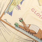 Hermes Carre 90 a la Gloire de la Cuisine Francaise Celebrating French Scarf — view 6