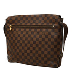 Louis Vuitton Damier Brooklyn MM Crossbody Shoulder Bag Brown Leather — view 2