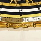 Hermes Carre 90 Dies Et Hore Astrology Scarf Ivory Multi Color Silk — view 6