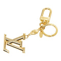 Louis Vuitton Porte Cles LV Facet Key Ring Key Holder Gold Plated