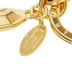 Louis Vuitton Porte Cles LV Facet Key Ring Key Holder Gold Plated — view 3