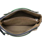 Fendi by the Way 2-Way Shoulder Bag Gray Green Leather — view 4