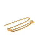 Chanel Vintage CC Logo Lion Motif Chain Belt Gold Plated