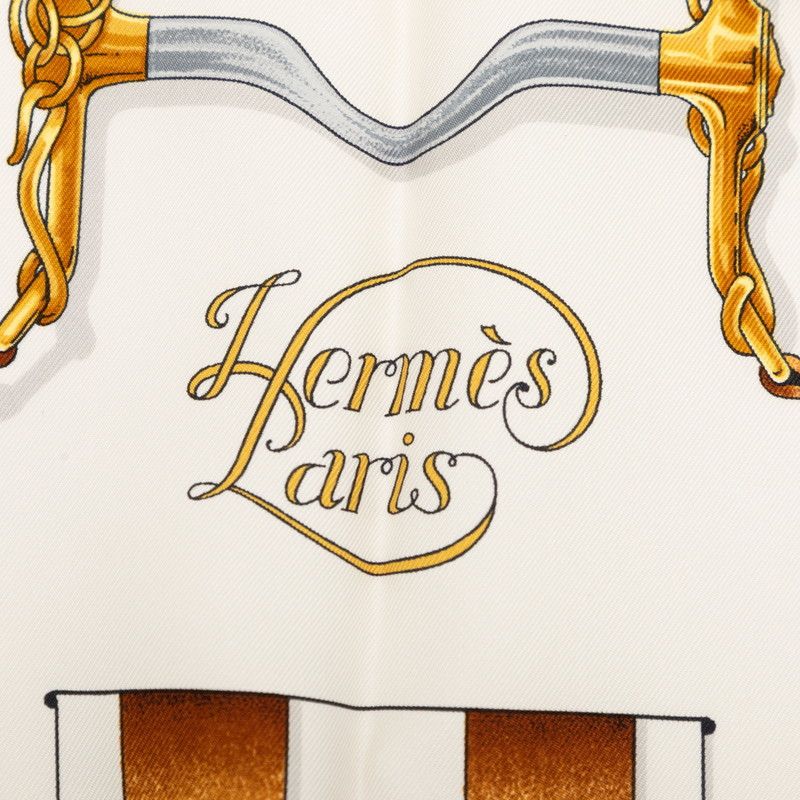 Hermes Carre 90 Grand Manege Great Training Horse Equipment Scarf Green — view 5