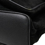 Gucci Bamboo Backpack Black Leather Suede — view 4