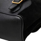 Gucci Bamboo Backpack Black Leather Suede — view 6