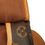 Louis Vuitton Monogram Saumur 35 Crossbody Shoulder Bag Brown Leather — view 8