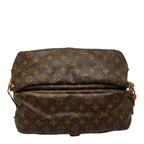 Louis Vuitton Monogram Saumur 35 Crossbody Shoulder Bag Brown Leather — view 3