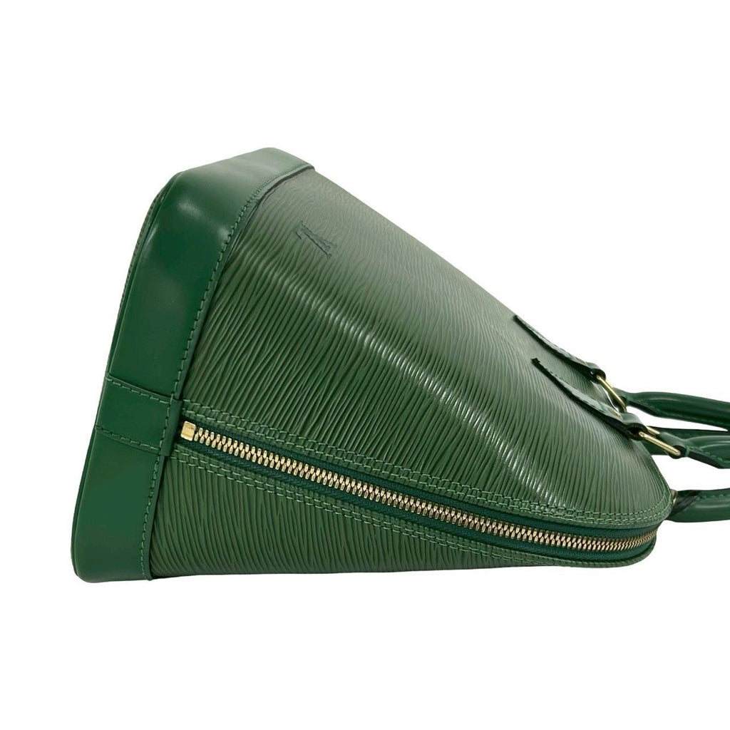 Louis Vuitton Vintage Alma Epi Leather Mini Boston Bag Borneo Green — view 6
