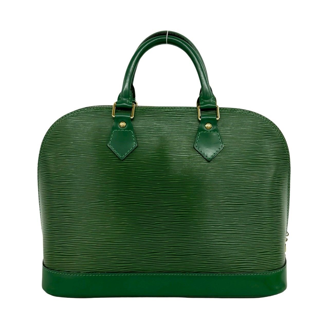 Louis Vuitton Vintage Alma Epi Leather Mini Boston Bag Borneo Green — view 3