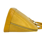 Louis Vuitton Alma Epi Leather Round Zip Mini Boston Bag Tassili Yellow — view 6