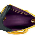 Louis Vuitton Alma Epi Leather Round Zip Mini Boston Bag Tassili Yellow — view 9