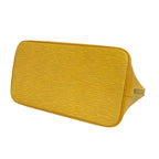 Louis Vuitton Alma Epi Leather Round Zip Mini Boston Bag Tassili Yellow — view 8