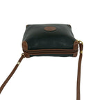 Gucci Vintage GG Logo Leather Mini Shoulder Bag Pochette Black Brown — view 4