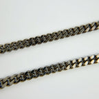 Dior CD Logo Necklace Plated Rhinestone Silver Vintage — view 7