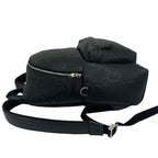 Gucci Jumbo GG Logo Leather Backpack Black — view 5